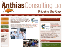 Tablet Screenshot of anthias.co.uk